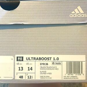 Men’s Adidas Ultraboost 1.0, black.